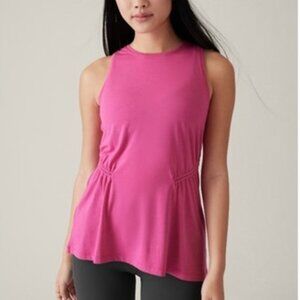 NWT, $55,  ATHLETA, "Air Out Cinch Tank" Top - Small